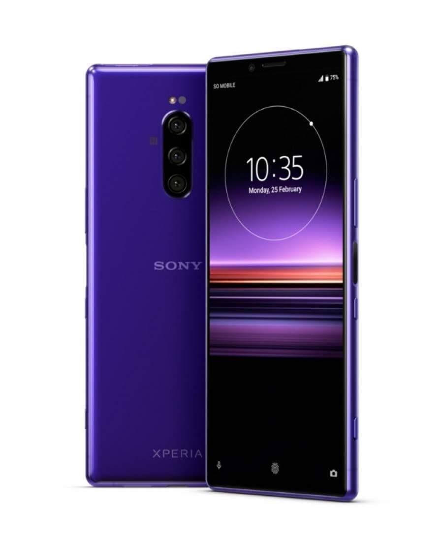 Sony Xperia 1 J9110 128GB 6GB RAM Factory Unlocked International Version (Purple)