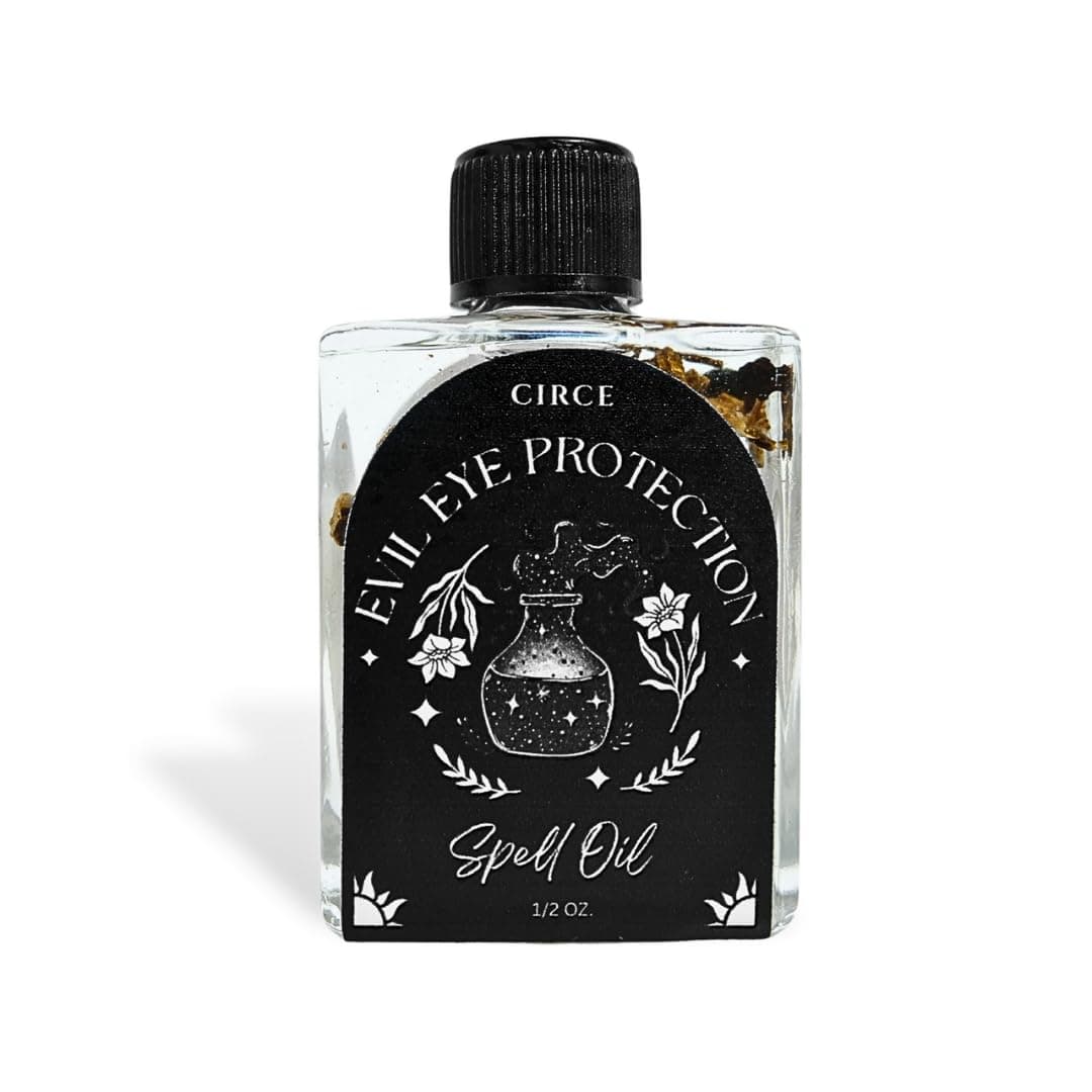 CIRCE Evil Eye Protection Spell Oil - Energy Defense, Rosemary & Rue, 1/2oz
