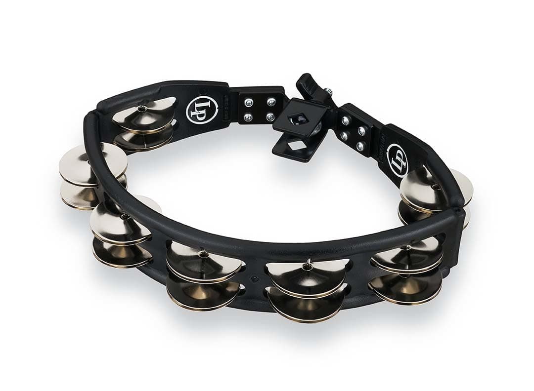 LP160 - CYCLOPS MOUNTED TAMBOURINE BLACK STEEL