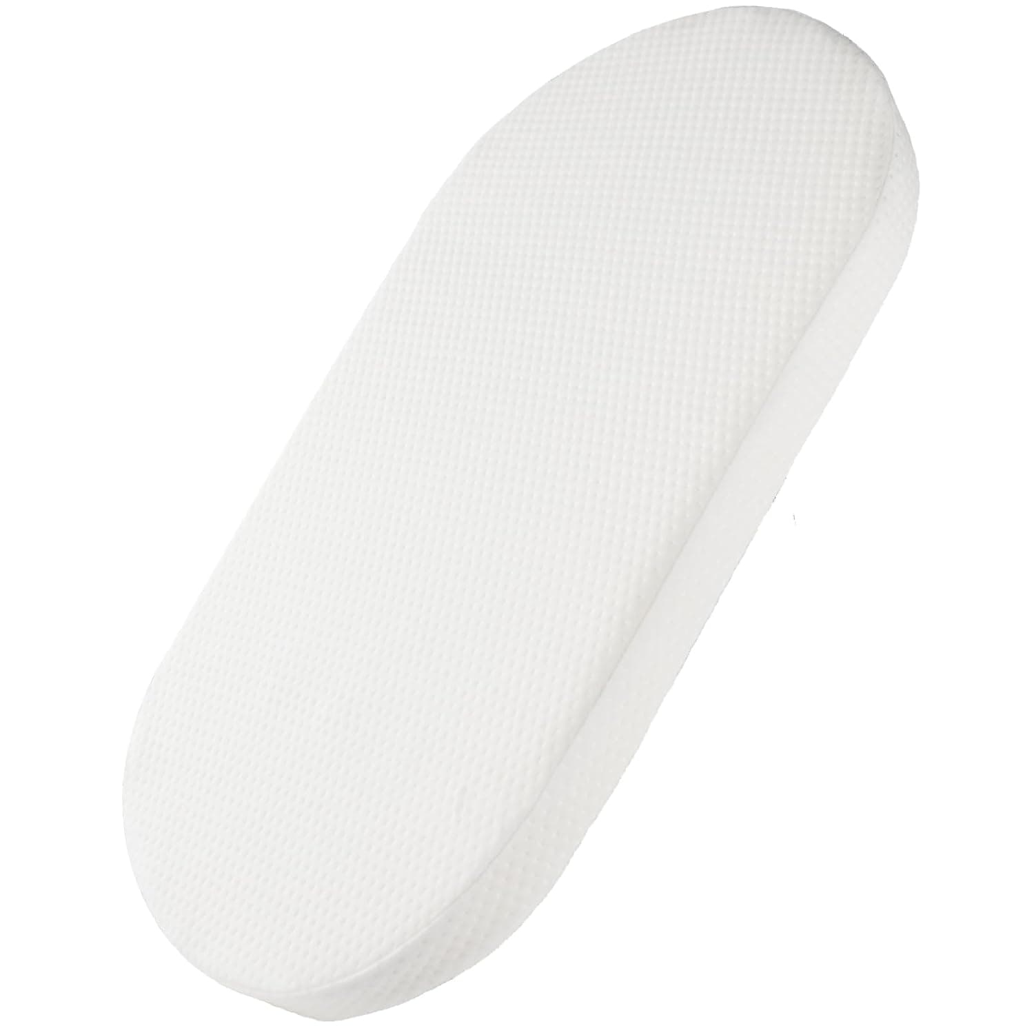 Mecc ecoh Baby Bassinet Mattress, 100% Breathable Cover, Water-Resistant Lining, Oval 32"x16"x2" Fit for Fisher-Price Series/Delta Children Sweet Beginning, Sweet Dream, Curve, Rocking & Moses Basket