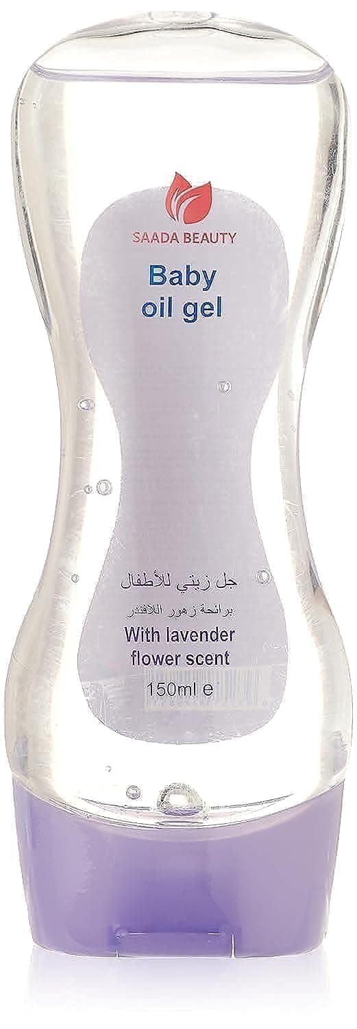 Saada Beauty Baby Gel Oil Lavender Flower Scent 150ml