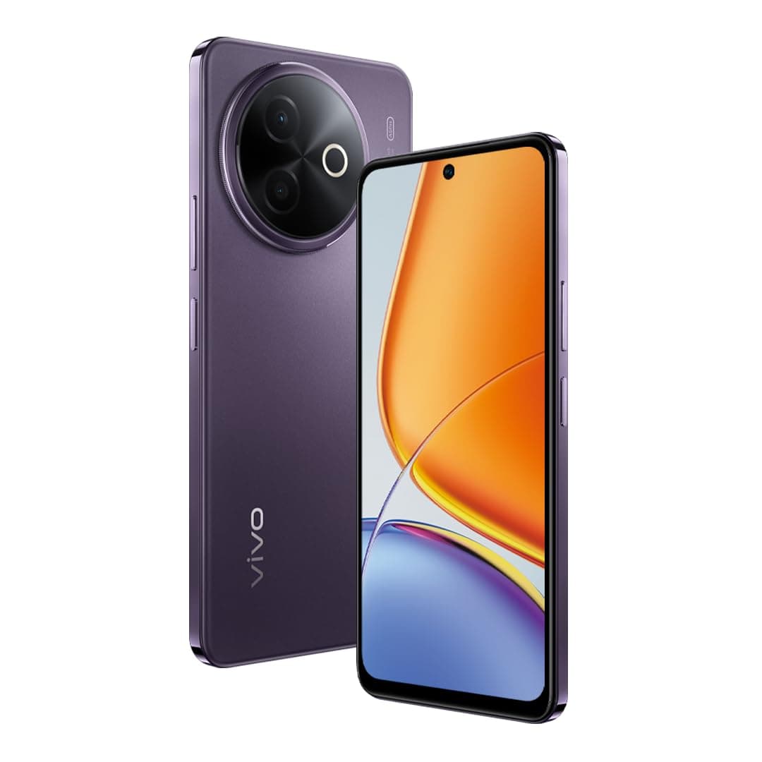 vivo Y39 5G (Royal Purple, 8+8GB RAM, 256GB) 6500mAh, 44W charger | 120 Hz | Snapdragon 4 Gen 2 | IP64 | NFC-Middle East Version