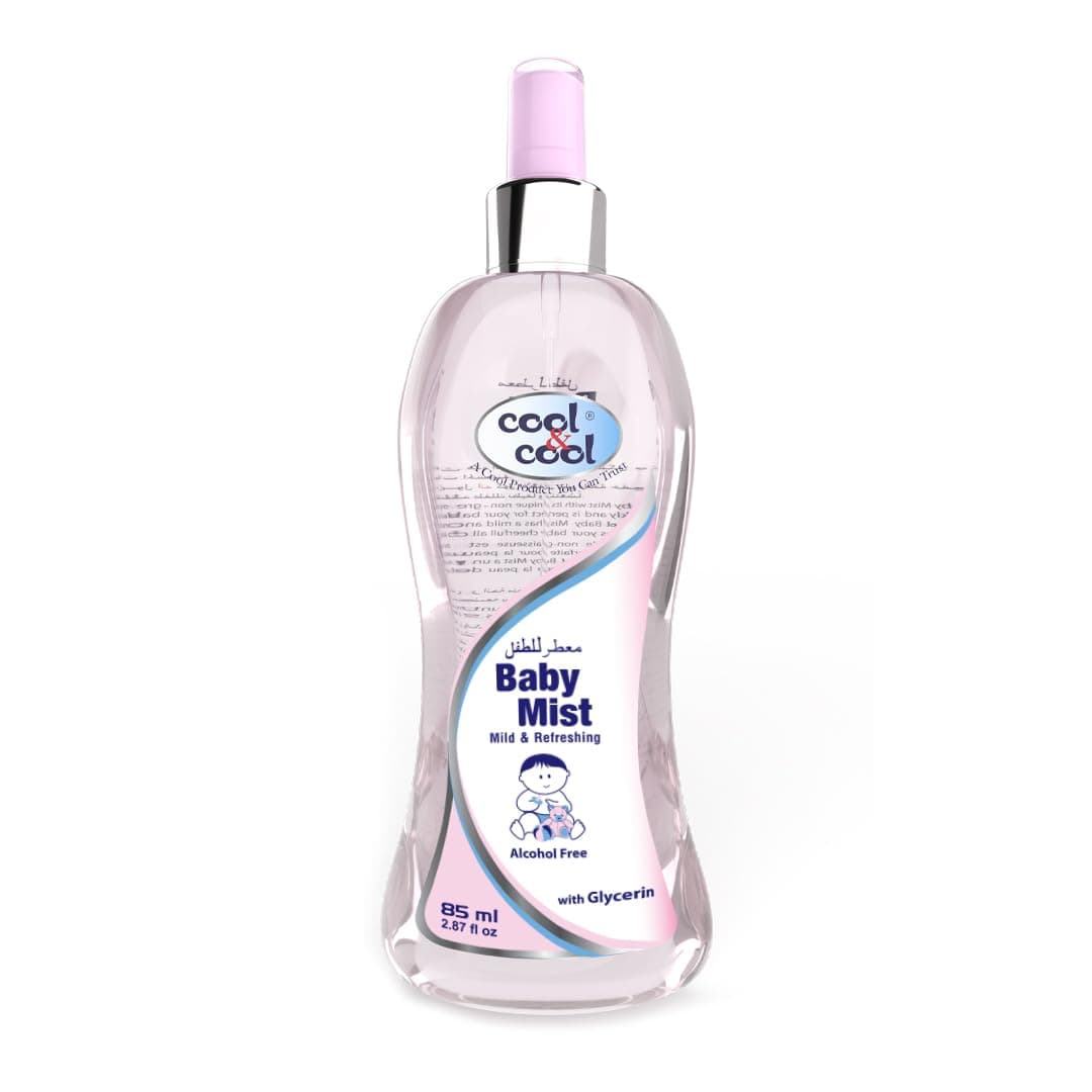 Cool & Cool Baby Mist Cologne 85ML - Alcohol Free,Paraben Free, Glycerin, Mild And Refreshing