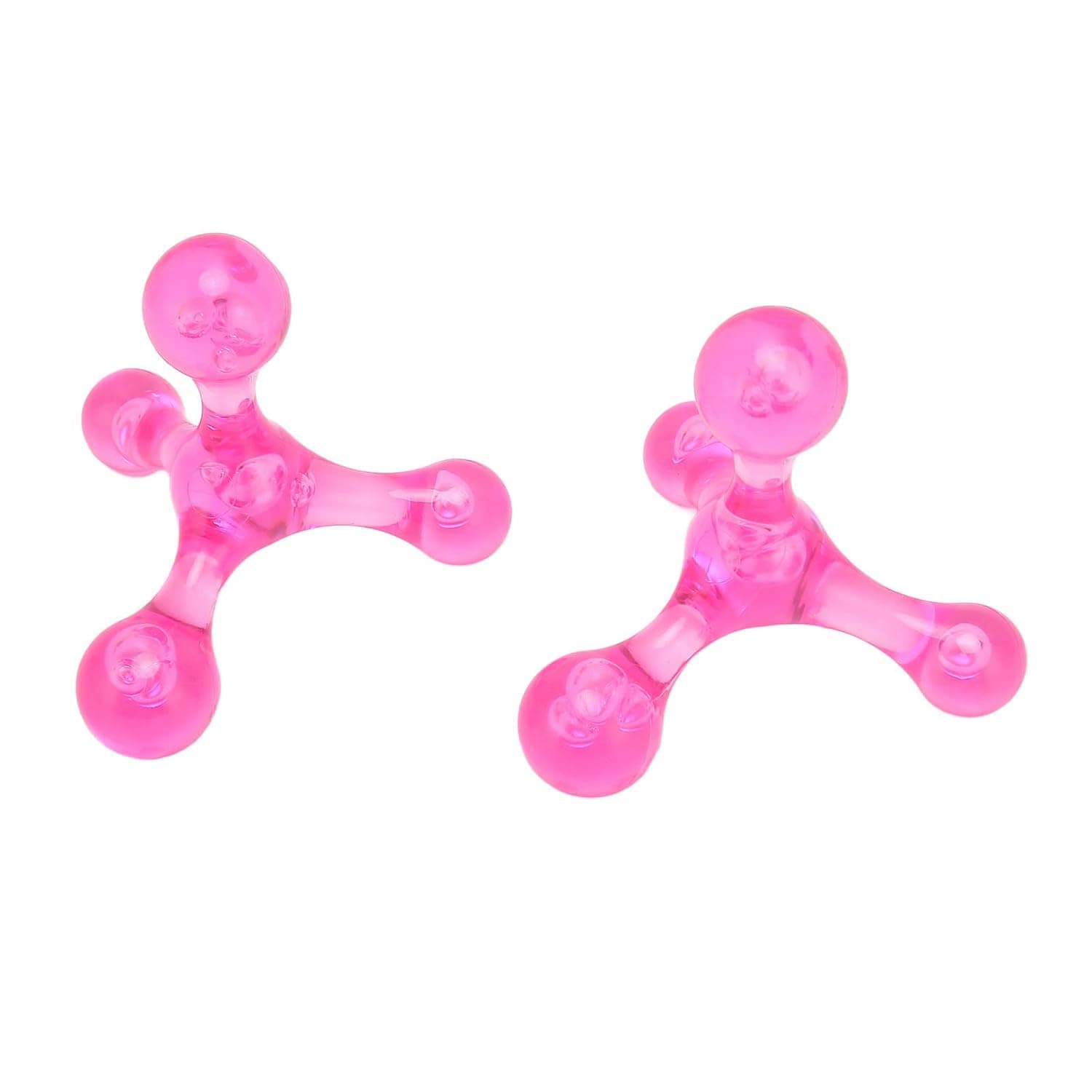 Cryfokt 2pcs Pink Arch Massager Tool Mini Handheld Comfortable Massage for Arms Legs Feet Relaxation