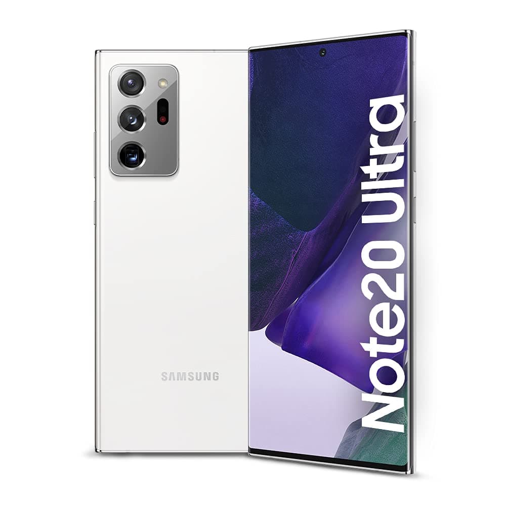 SAMSUNG Galaxy Note20 Ultra Dual SIM 256 GB 12GB RAM 5G UAE Version Mystic White 1 year local brand warranty
