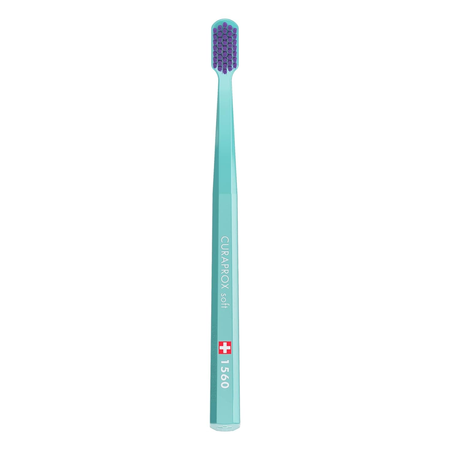 Curaprox CS 1560 Soft Toothbrush, Assorted Colours | Adult Gum Care and Plaque Removal , Gentle Transition for Firmer Brush Users , Single Pack