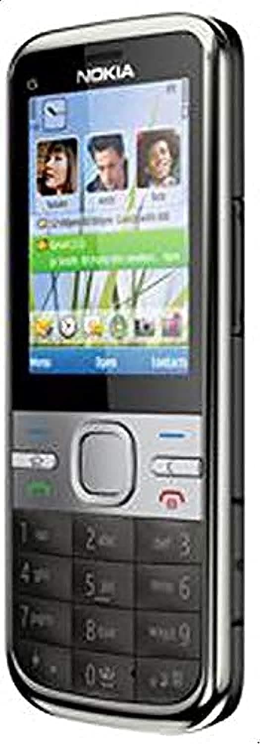 Nokia C Series C5-00 5MP Camera (Unlocked) Smartphone Nokia C5-00- Gray Color