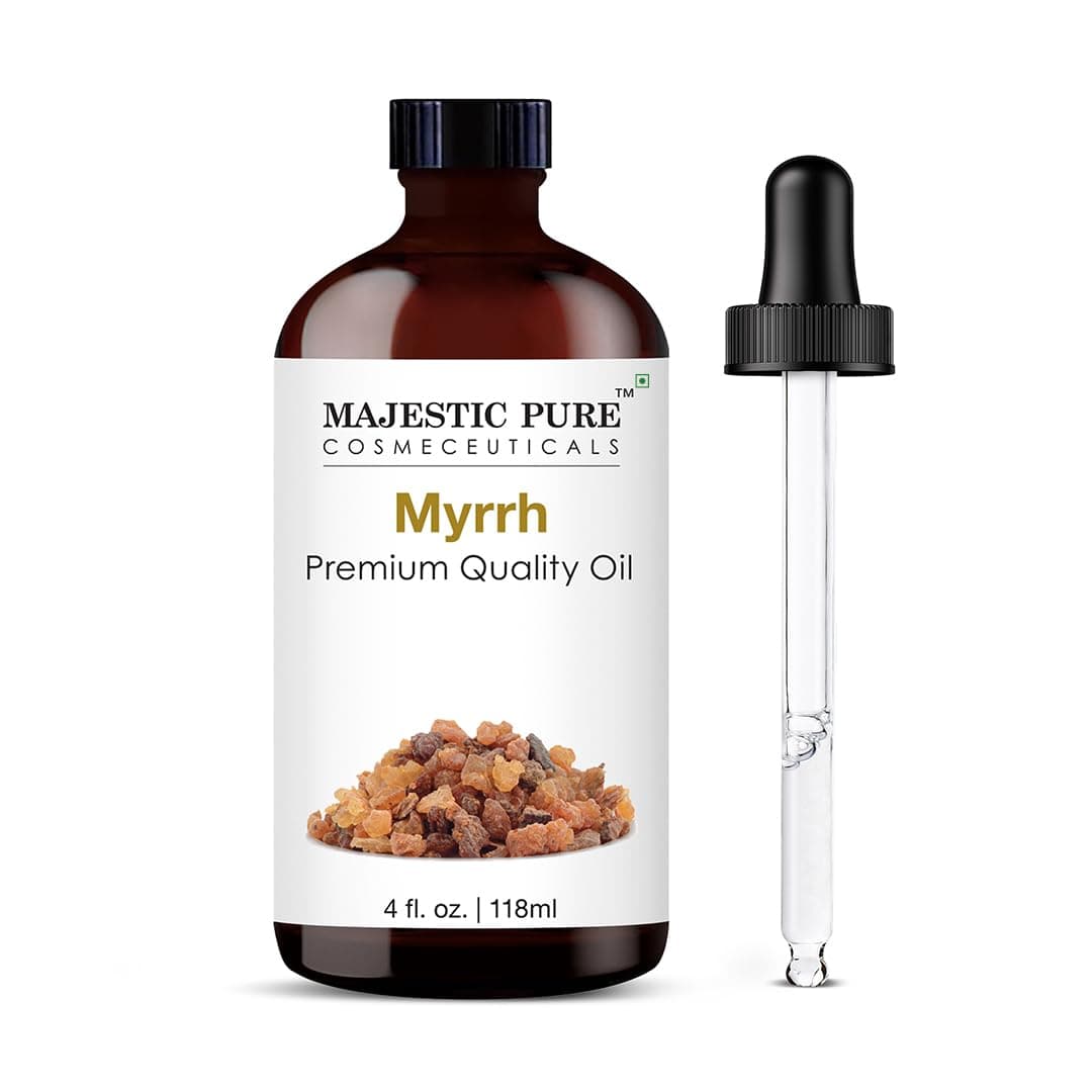 MAJESTIC PURE Myrrh Oil Premium Quality, 4 Fl Oz