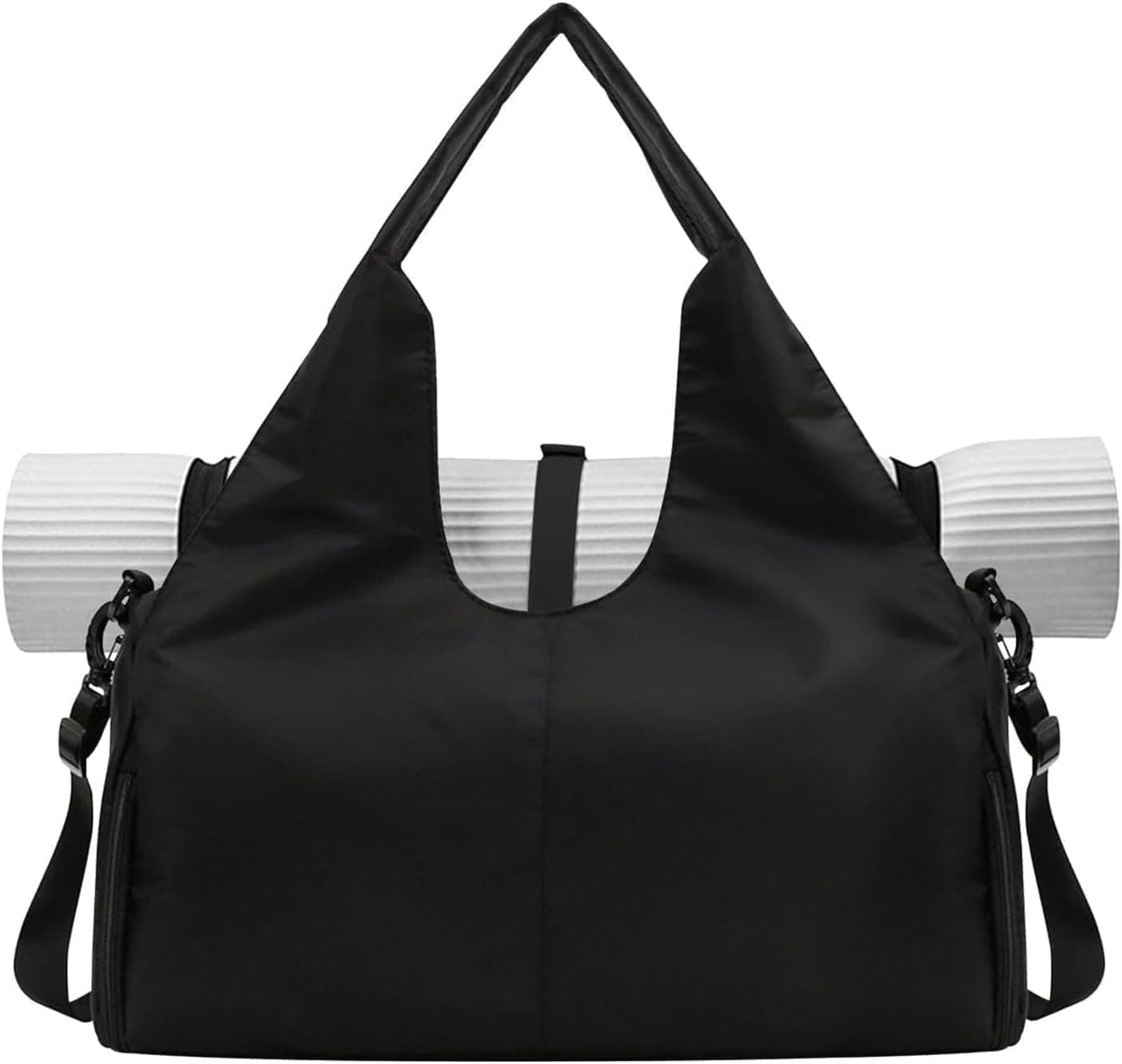 Aputue Yoga Bag, Breathable Pilates Mat Duffel, Durable 10mm Exercise Carrier for Fitness Equipment, Water Resistant Sports Tote with Adjustable Straps for Outdoor Training and Gym Travel