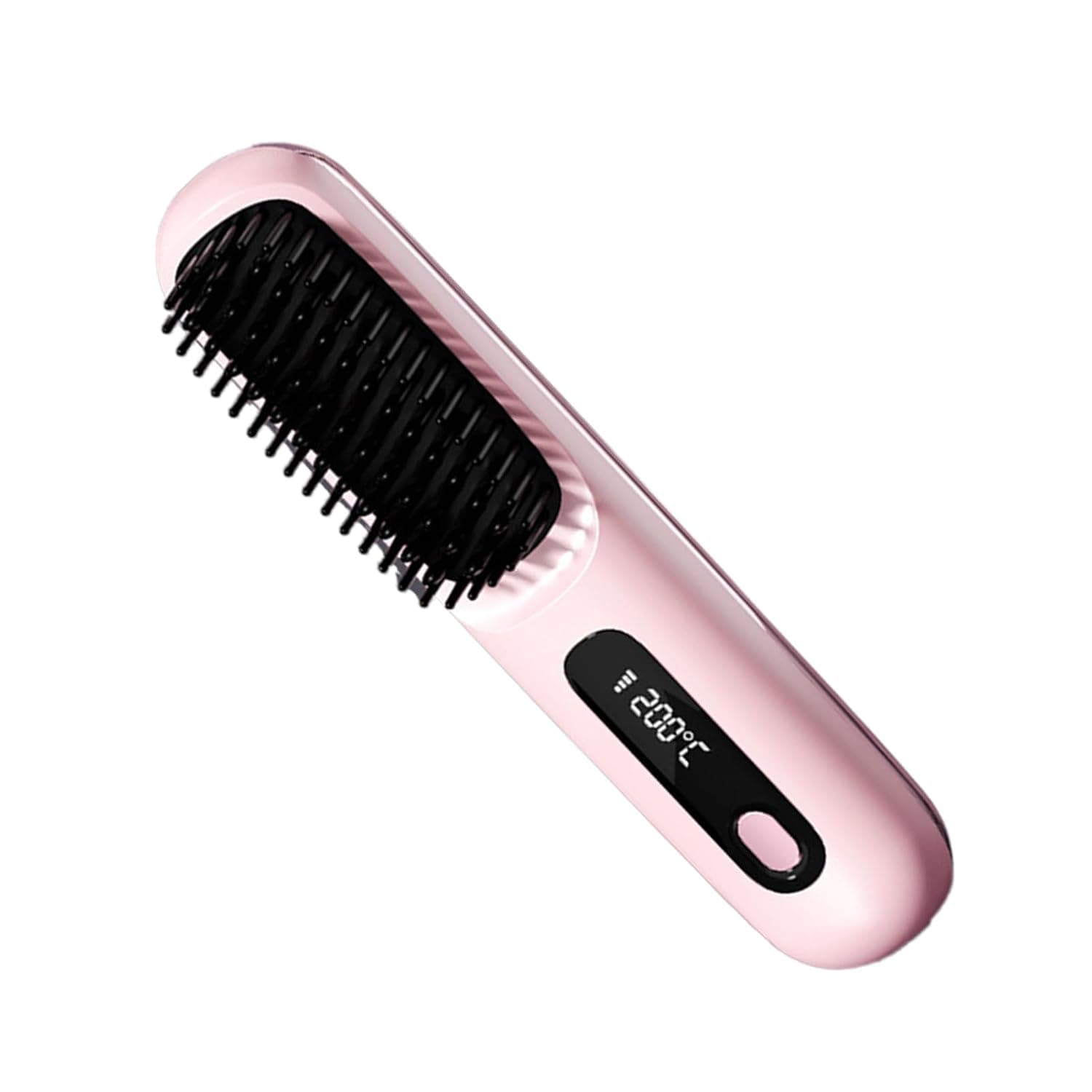 Hair Straightener Comb | Anti-Scald Professional Styling Tool | Straightening Comb with Negative Ions for Women - for Outdoor Travel Vacation Morning Rush