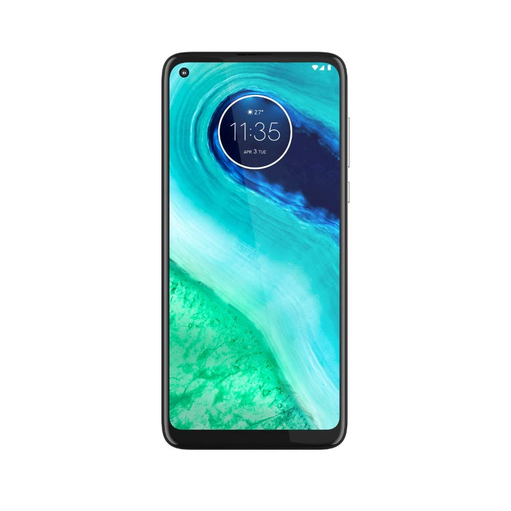 Motorola Moto G8 Dual-SIM 64GB ROM + 4GB RAM (GSM Only | No CDMA) Factory Unlocked 4G/LTE Smartphone (Pearl White) - International Version