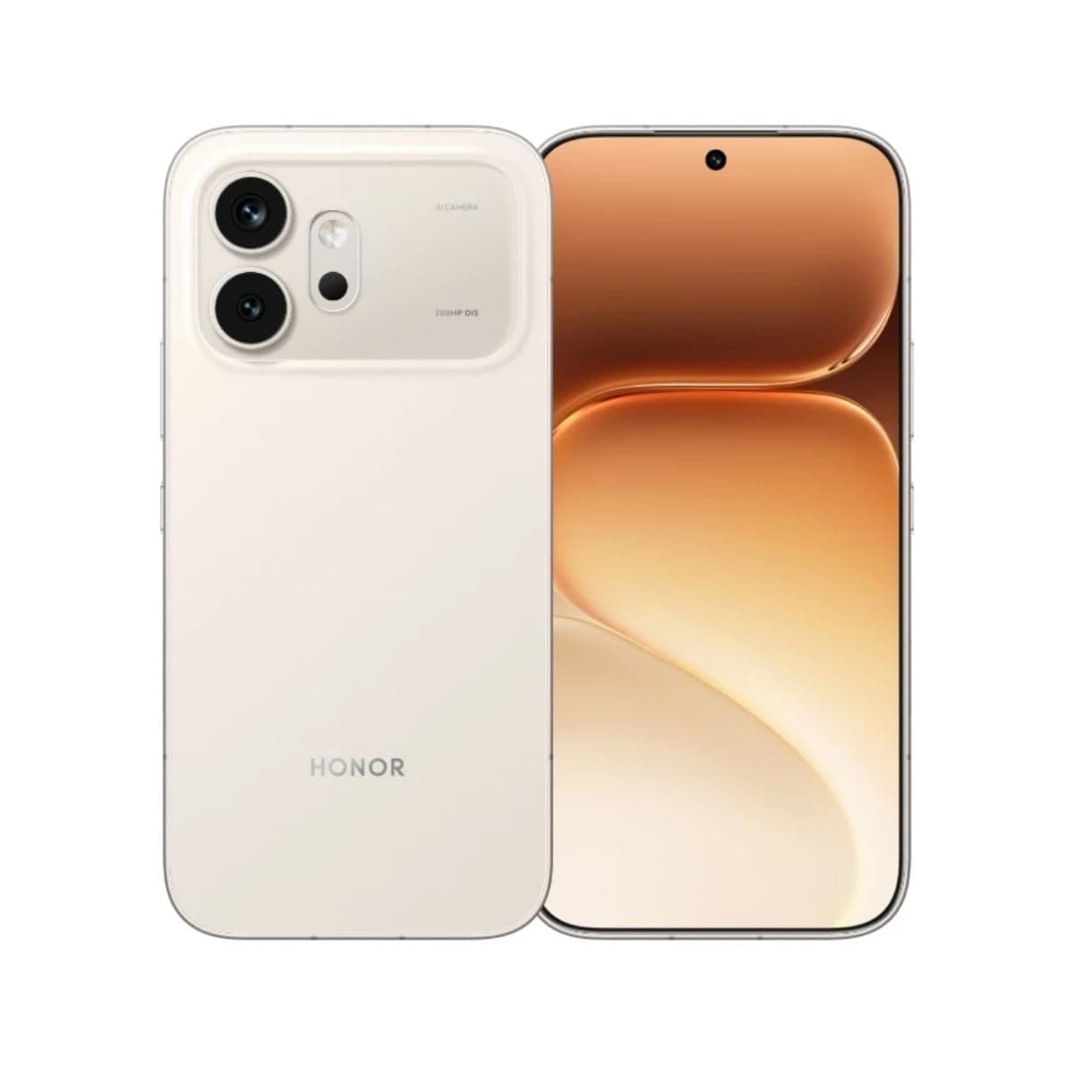 Honor 600 Dual-SIM 512GB ROM + 8GB RAM (GSM Only | No CDMA) Factory Unlocked 5G Smartphone (Golden White) - International Version