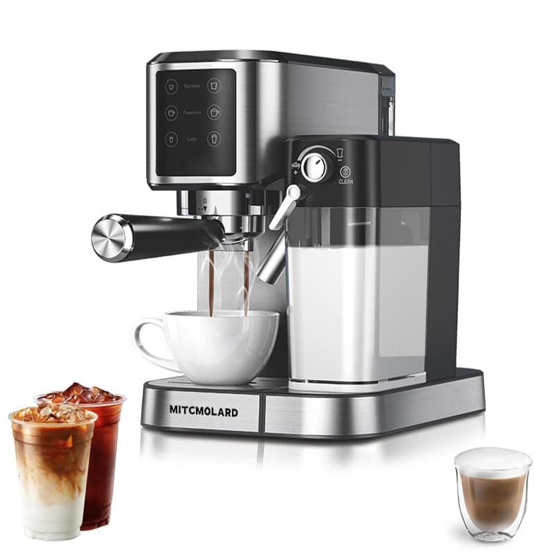آلة قهوة اسبريسو - Espresso Machine - Cappuccino Machine, 20 Bar Espresso Maker Machine, Coffee Machine with Steam Wand, Latte Coffee Machine, مكينة اسبريسو, CM5120