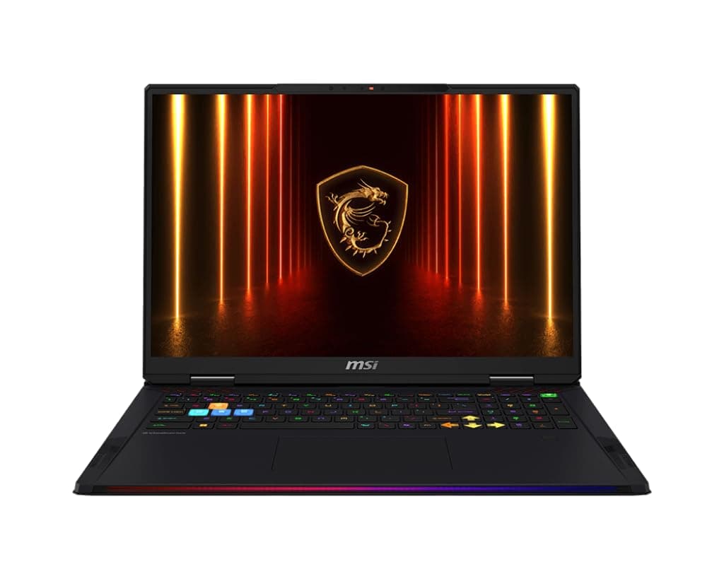 MSI Raider A18 HX A9WIG, Gaming Laptop, 18"UHD+ 120Hz, AMD Ryzen 9 9955HX3D, 64GB RAM, 2TB SSD, NVIDIA GeForce RTX 5080 Laptop GPU, GDDR7 16GB, Win11, Black