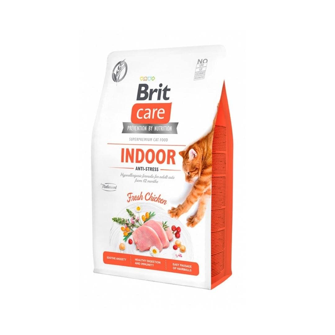 Brit Care Cat Grain-free Indoor Anti-stress Chicken, 2 kg