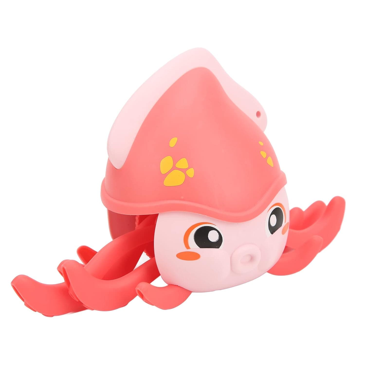 Crawling Crab Toy, Plastic Shell Baby Octopus Toy Cognitive Ability Beach Bathtub Water Toy for Above 1 Year Old(pink)