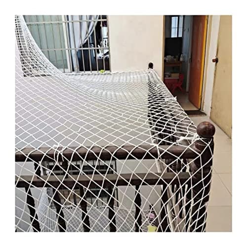 Adjustable Kids Safety Net, Nylon Fall Protection for Balconies & Stair Railing, Indoor/Outdoor Use, Childproof & Climbing Safety, Colorful Design
