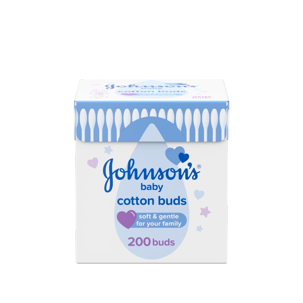 Johnson's Baby Cotton Buds, Box of 200 sticks
