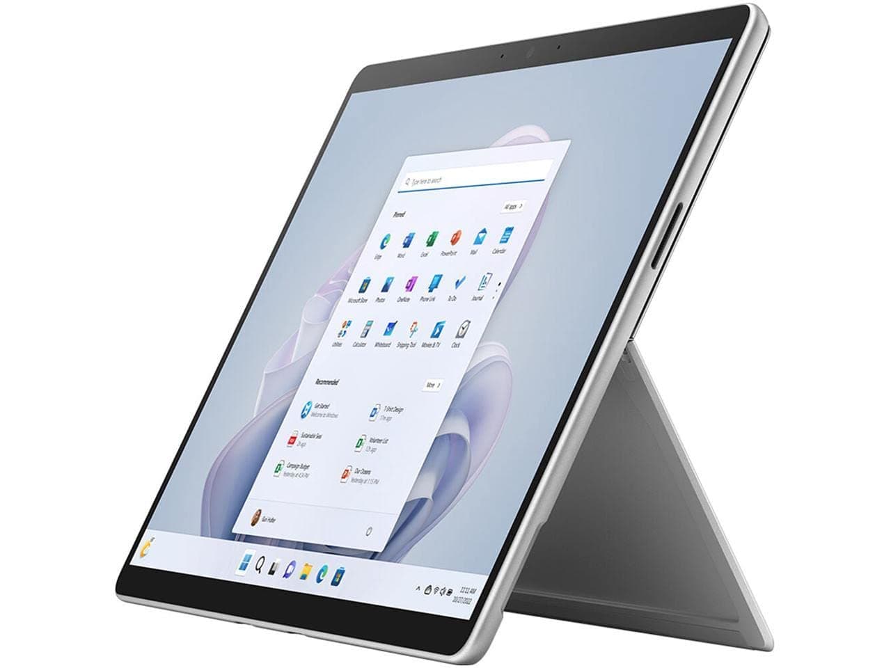Microsoft Surface Pro 9 Tablet - 13" - Core i7 12th Gen i7-1265U Deca-core (10 Core) - 16 GB RAM - 256 GB SSD - Windows 11 Pro 64-bit - Platinum