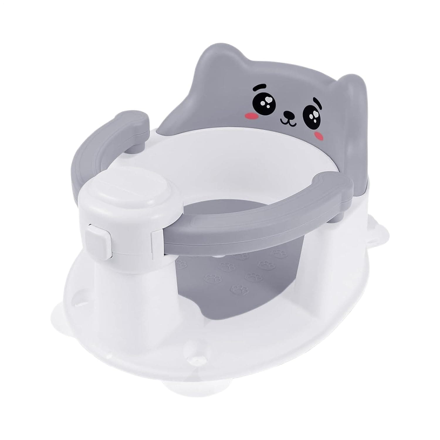 Child Bath Seat Must-Have Suction Cups 6 To 24 Months Little Children | Non-Slip Child Bathtub Seat for Bathing Travel Floor Home Travel New Parents Caregivers Safety-Conscious Families