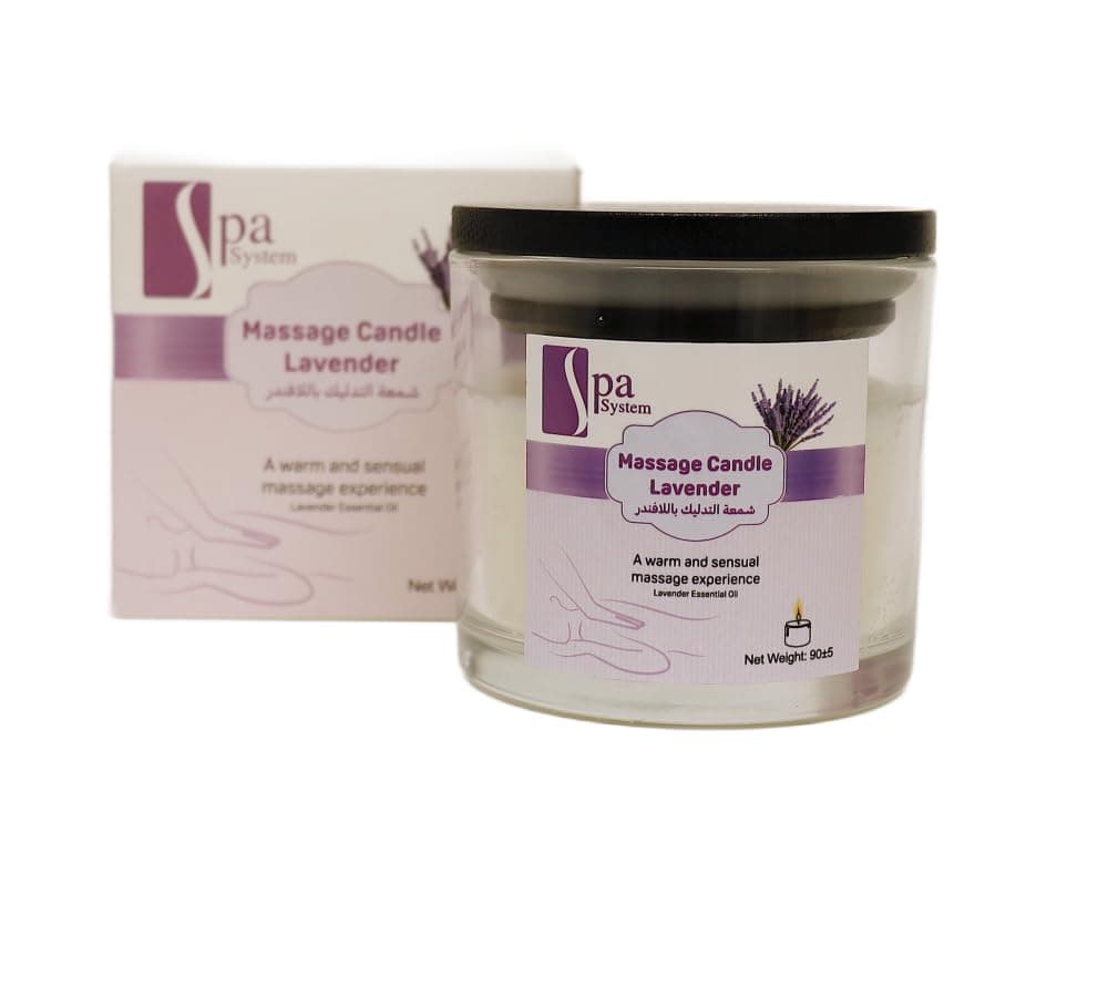 Spa System Lavender Massage Candle