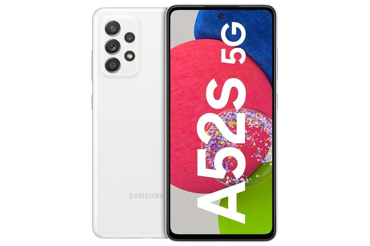 Samsung Galaxy A52s Dual SIM 256GB ROM + 8GB RAM Factory Unlocked 5G Smartphone (Awesome White) - International Version