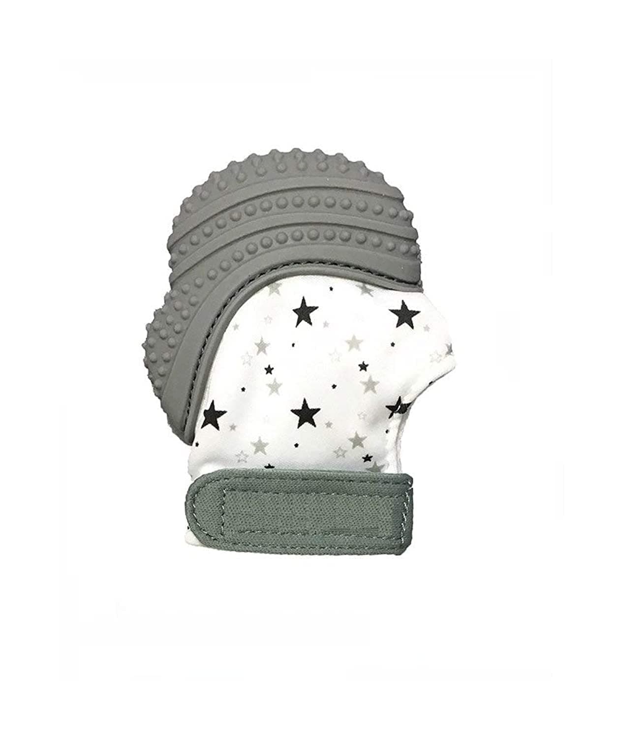Baby Teething Mitten, Self Soothing Teether & Teething Pain Relief Toy and Prevent Scratches- One glove.