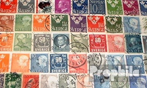 Prophila Collection Sweden 50 Different Stamps (Stamps for Collectors)