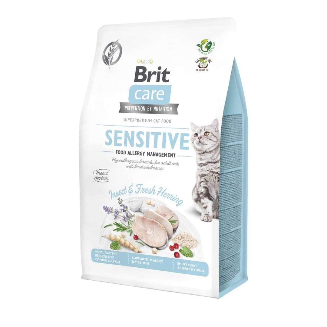 Brit Care Cat Sensitive G-Free Food Allergy Management 2kg