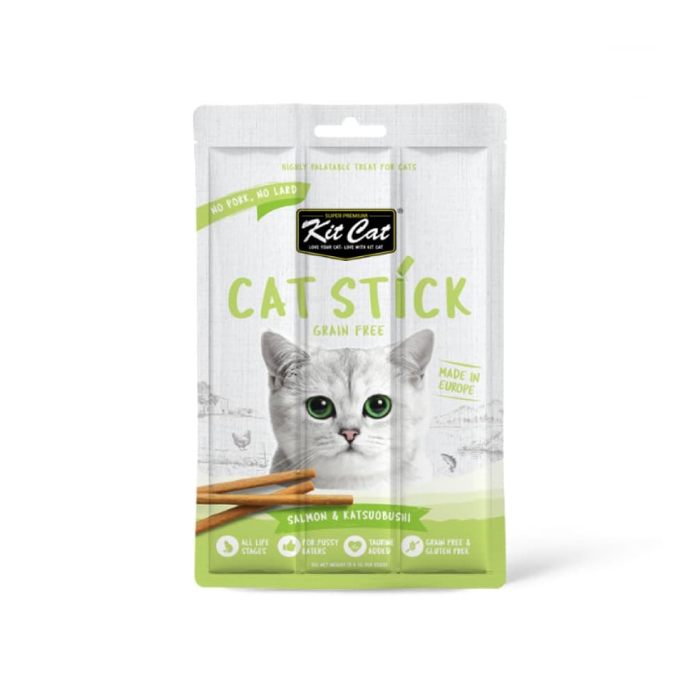 Kit Cat Sticks Treat Atlantic Salmon 15g - Salmon & Fish