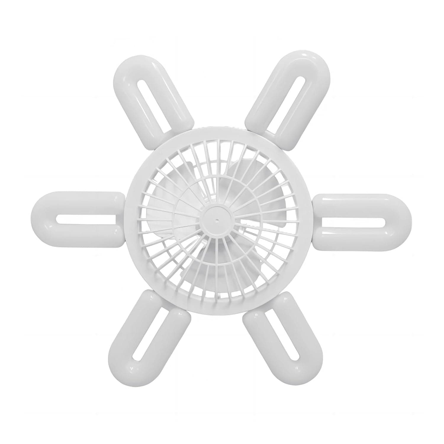 Labymos 6 Blade LED Collapsible Leaf Light E27 Screw Flying Saucer Light Wide Voltage Fan Lights