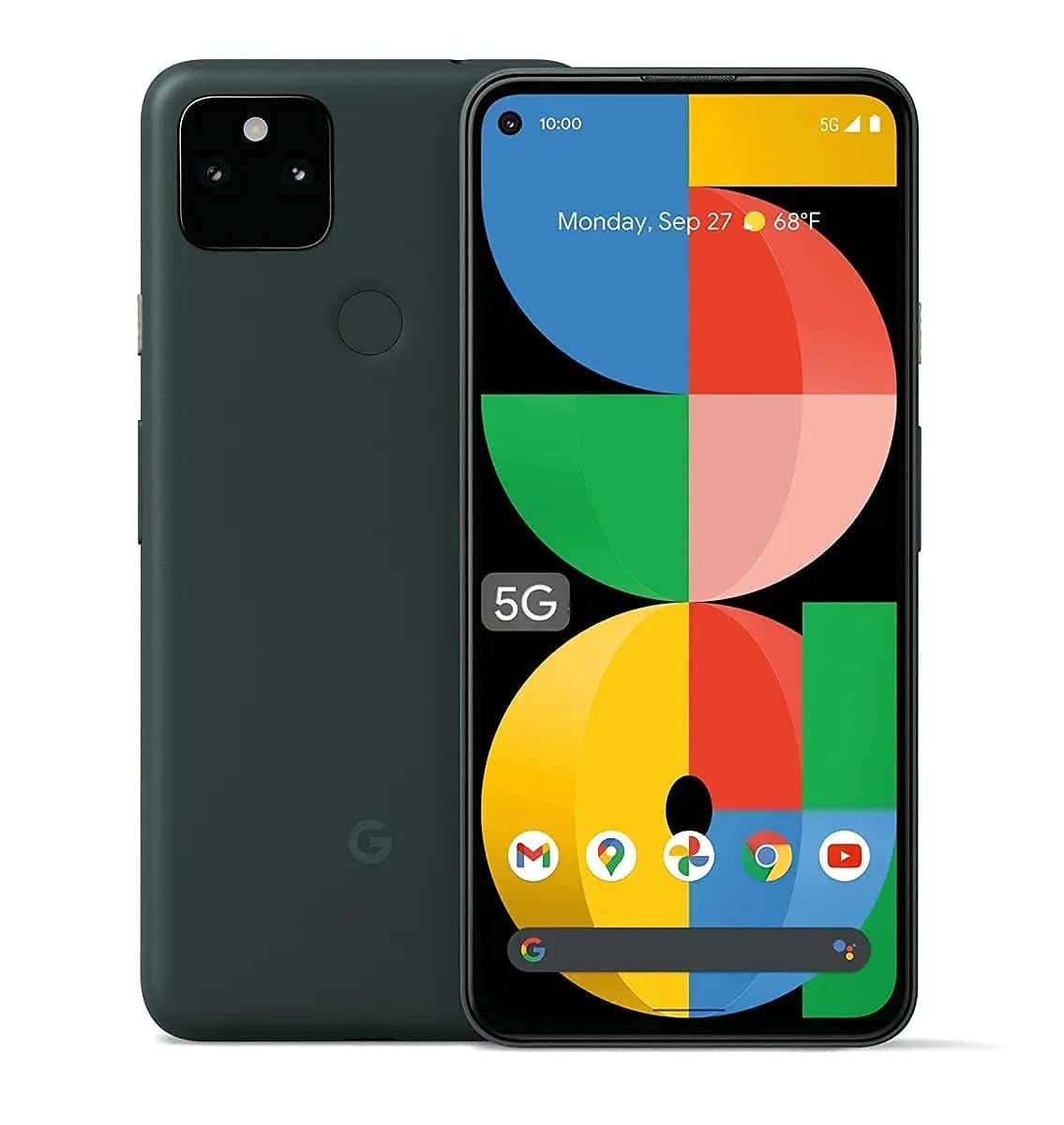 Google pixel 5a 5G (model number -GOSAM1) - 128GB, 6GB, mostly black (Japanese spec)