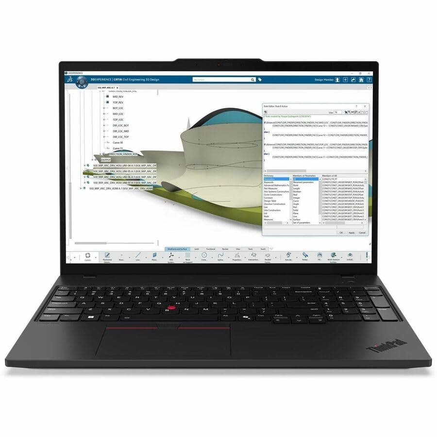 Lenovo ThinkPad P16s Gen 4 21QR0024US 16" Touchscreen Copilot+ PC Mobile Workstation - WUXGA - AMD Ryzen AI 7 PRO 350-32 GB - 512 GB SSD - English Keyboard - Black