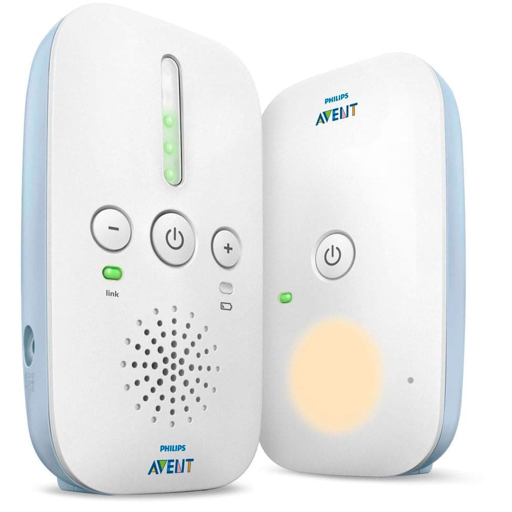 Philips Avent DECT Baby Monitor, 100% Private Connection, Nightlight, SCD503/26