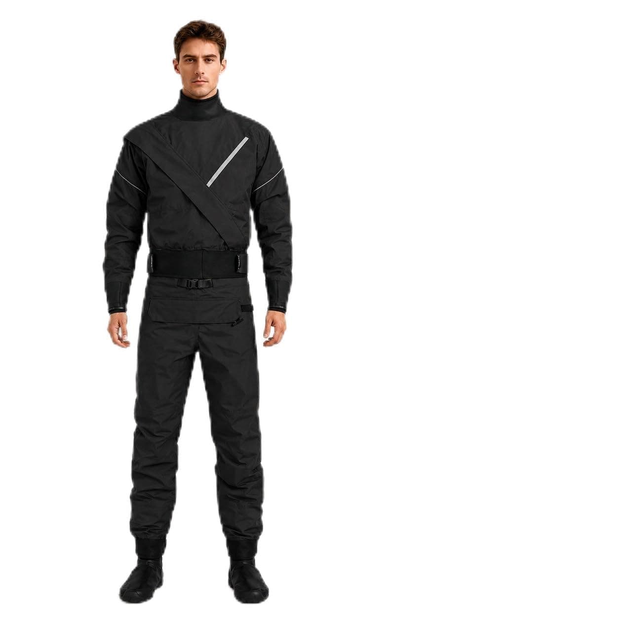 Men's Kayaking Dry Suit Waterproof and Breathable Paddling Suit