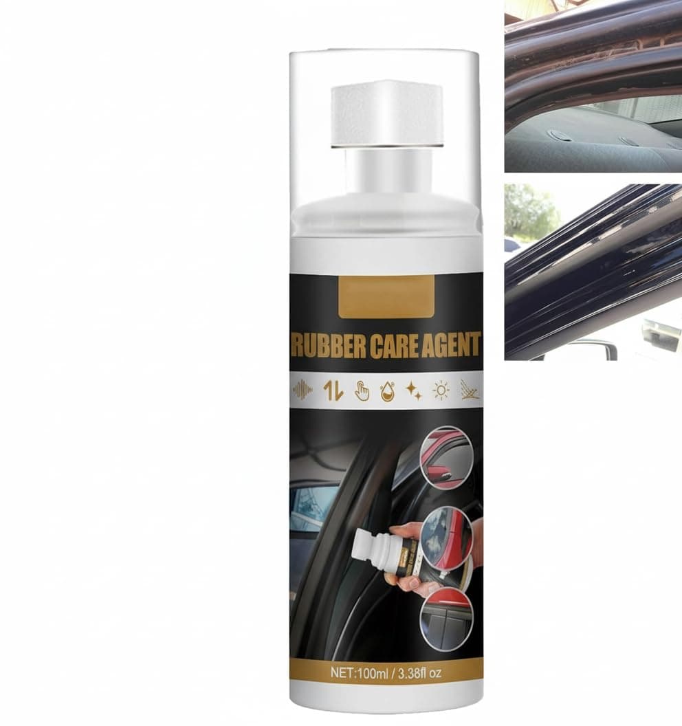 NALACAL Car Rubber Care Solution - 100ML Rubber Repair, Polishing Agent, Rubber Seal Conditioner, Auto Rubber Curing Agent, Tire Care and Leather Cleaning Agent