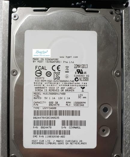 For EMC 005049033 600G 15K 3.5 2/4GB FC CX3-40 CX3-80 CX4-120