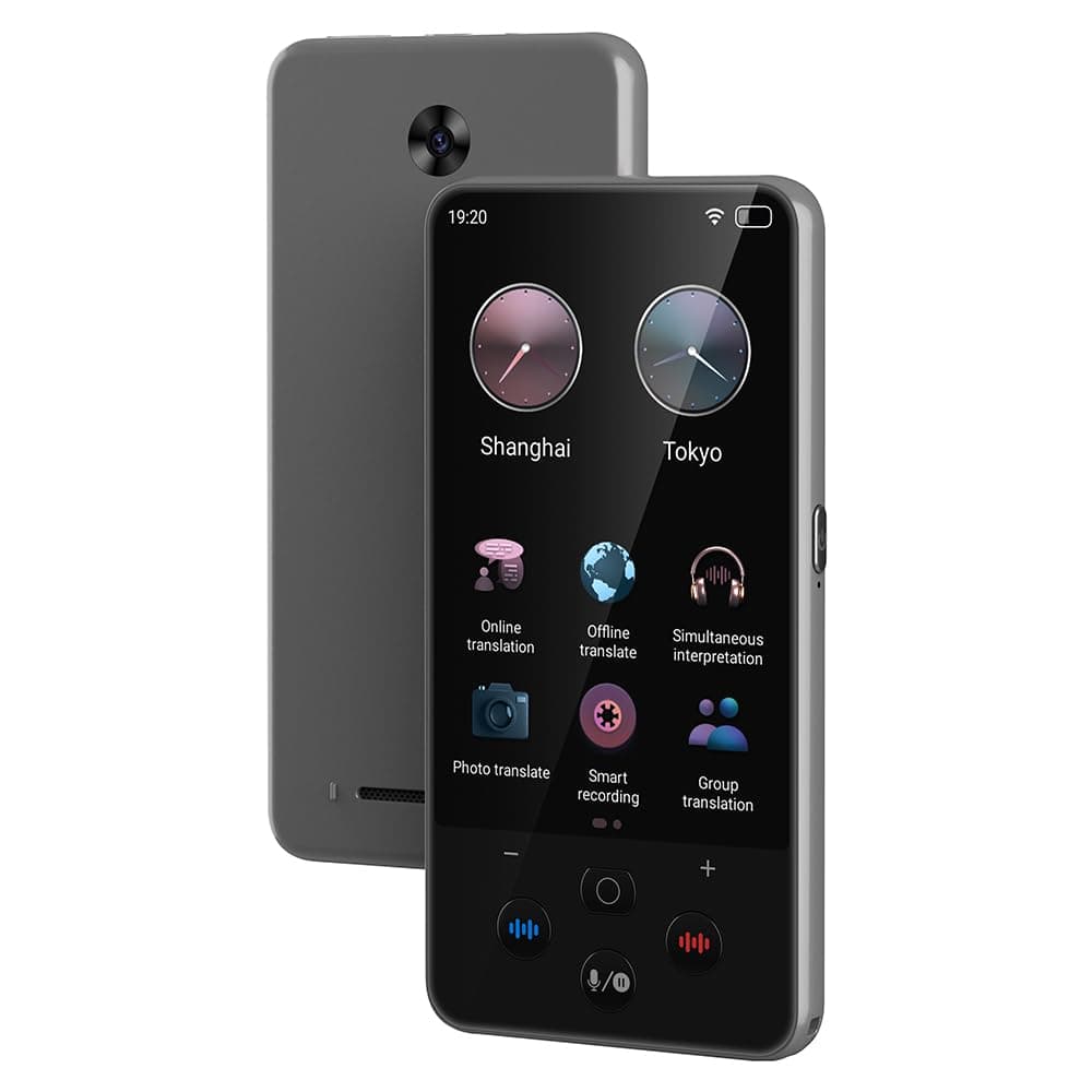 Fawoonu Portable Language Translator Device 138 Languages Voice Translating Offline Translation Simultaneous Interpretation Text Photo Translate Support Voice Video with Unit Conversion and