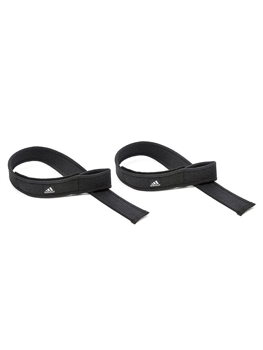 Adidas Keep Fit & Exercise Fitness Lifting Straps Training Onsz Black