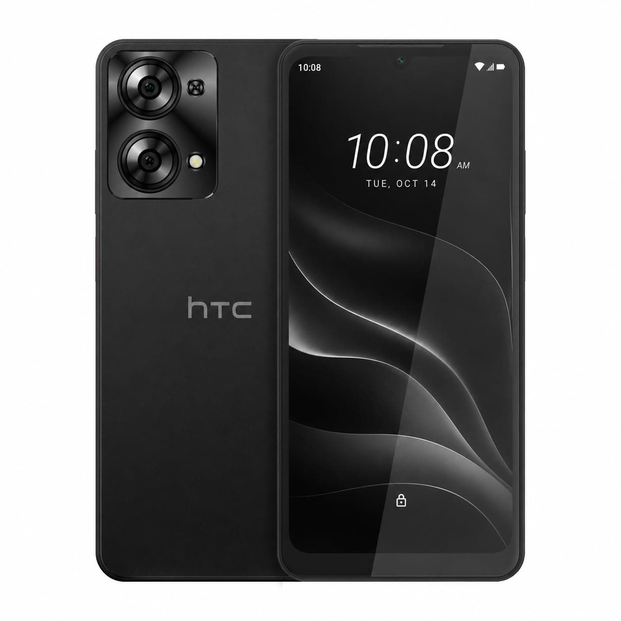 HTC Wildfire E6 Elite Black, 64GB Storage, 4GB RAM, Dual SIM, Long-Lasting 5000mAH Battery (KSA Version - 2 Years Warranty)