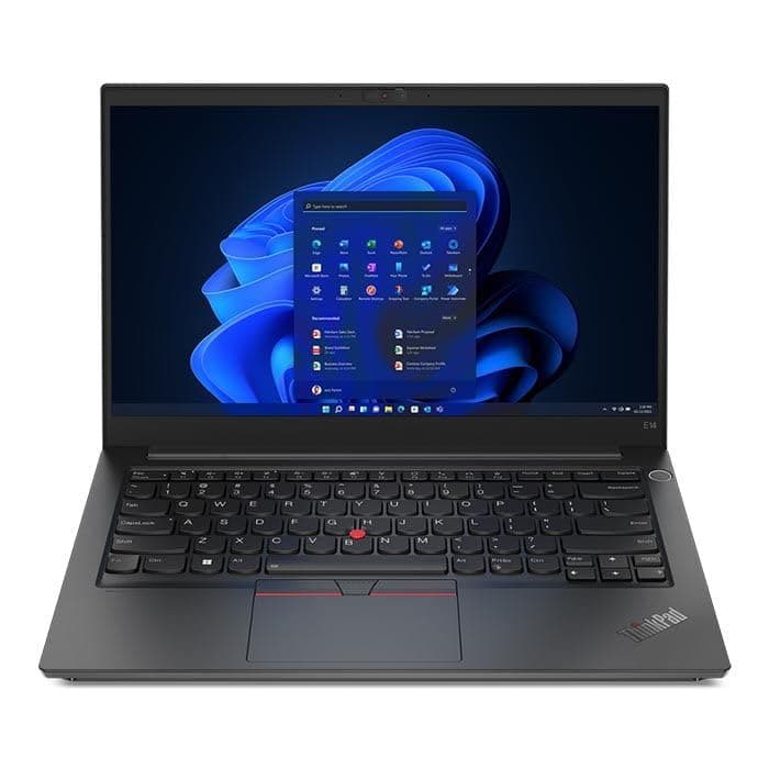 Lenovo Laptop ThinkPad E14 Intel Core i5-1235U Processor 1.3 GHz, 8GB Ram, 256 GB SSD M.2, Intel Iris Xe Graphics, 14-inch FHD Display 1920x1080 IPS, Free Dos - Black