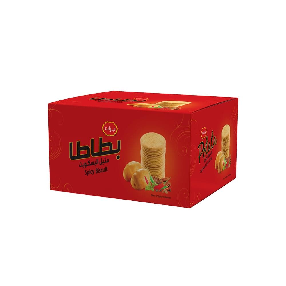 PRAN Potata Spicy Biscuit 50 g, 12-Pack