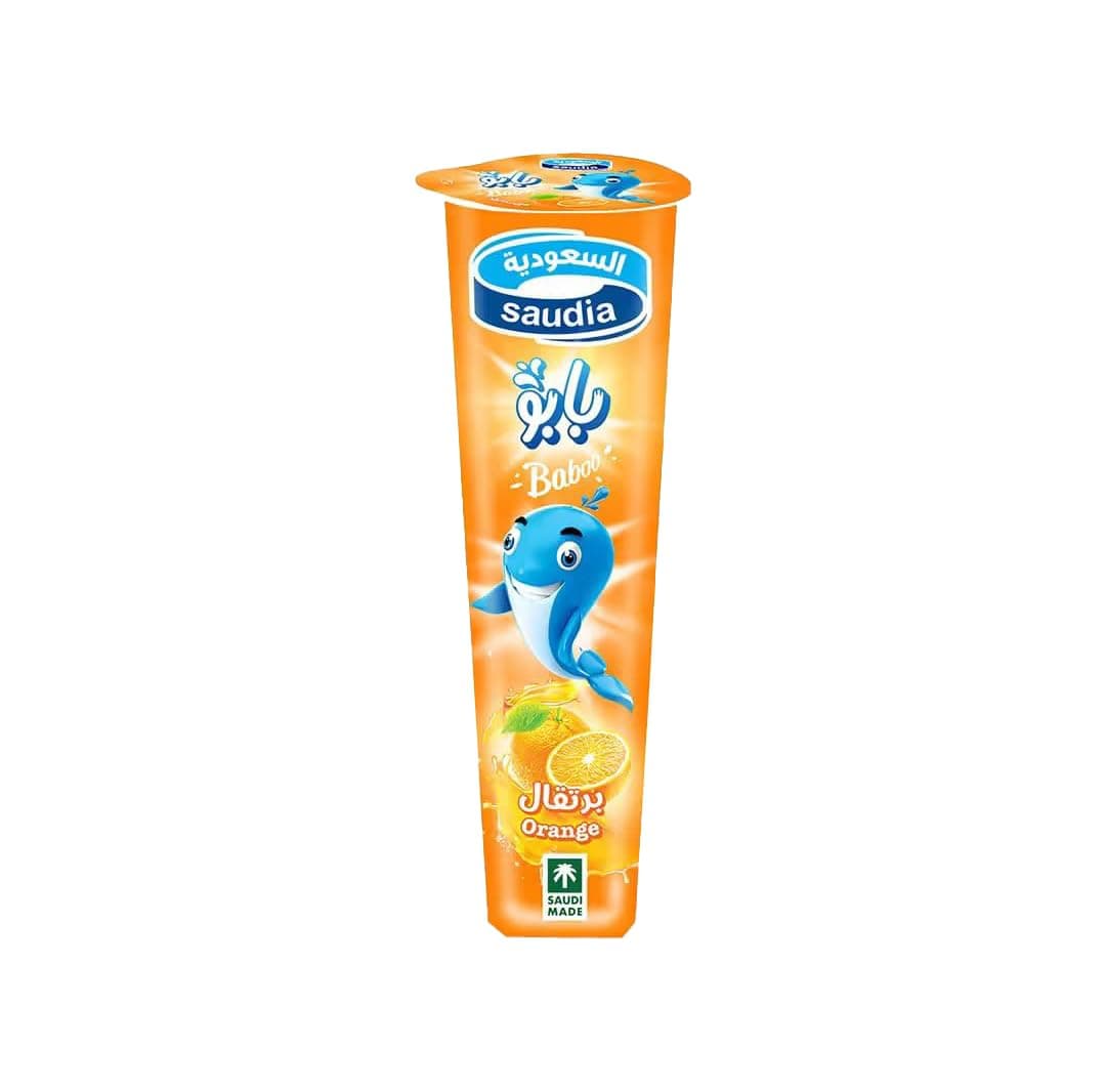 Saudia Baboo Pushup Orange Ice Cream 120 ml