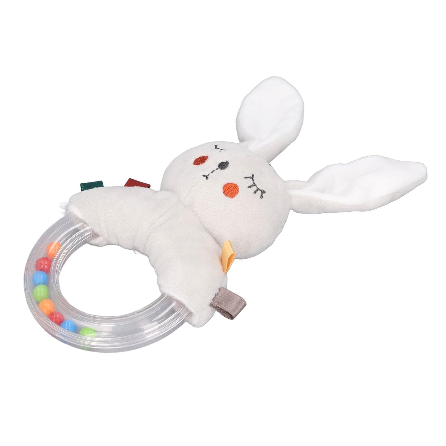 Generic Baby Rattles Ring, Soft Bright Color Infant Rattles Ring for Daily Life (Type C)