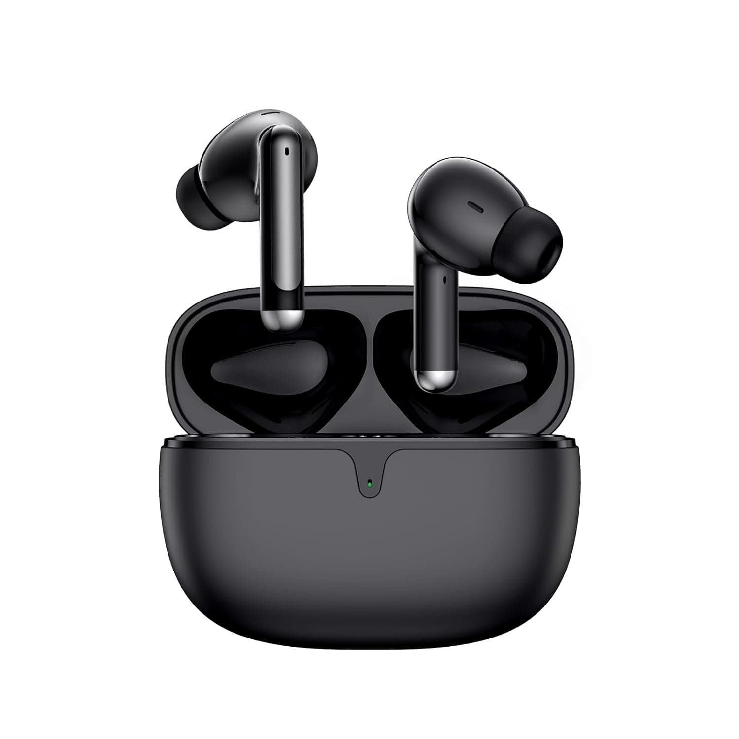 True Wireless Earbuds, Bluetooth 5.4 in-Ear Earphones with Mic, Light-Weight Ear Buds for Commute Sport, 30H Playtime, TWS Headphones Touch Control Headset for Smart Phone Computer Laptop, Black