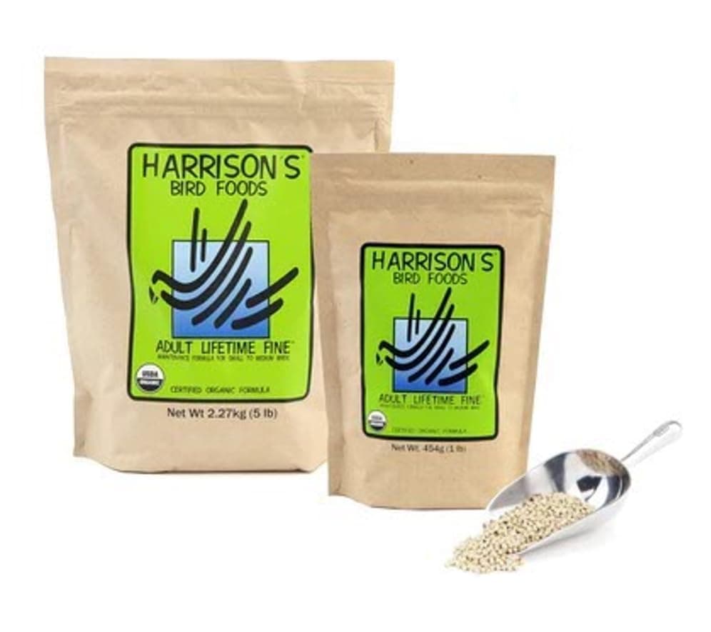 Harrisons Adult Lifetime Fine preferred by smaller birds - for example a quaker, caique or cockatiel (454g)