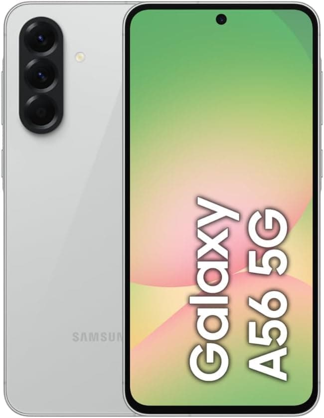 Samsung Galaxy A56 5G, 256GB Storage, 12GB RaM (Awesome Lightgray)