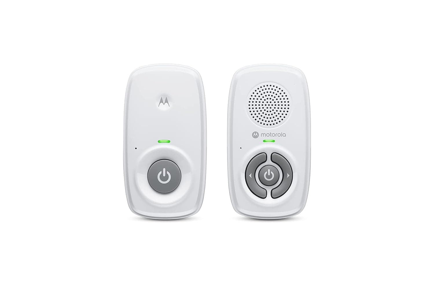 Motorola Baby Nursery AM21/MBP21 Audio Baby Monitor - Digital Baby Monitor with DECT Technology for Audio Monitoring - 300 Meter Range - High Sensitivity Microphone - White