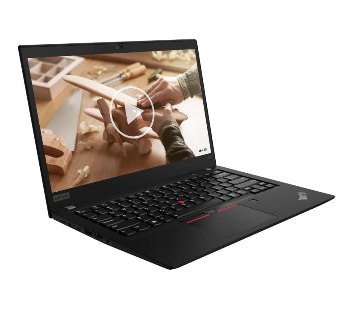 Lenovo ThinkPad T490s 14 Inch 1920 x 1080 Full HD Intel Core i5 8265U 256GB SSD Hard Drive 8GB Memory Windows 11 Pro Webcam Notebook Laptop (Refurbished)