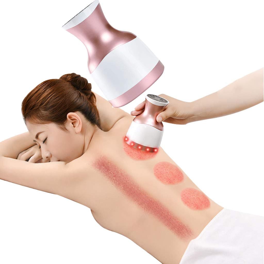 Electric Scraping Instrument Electric Gua Sha Scraping Massager and USB Gua Sha Massage Scraping Device, Handheld Physical Gua Sha Massage Device for Relaxation Pain Relief Sore Muscles